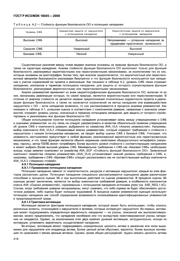 ГОСТ Р ИСО/МЭК 18045-2008,  226.