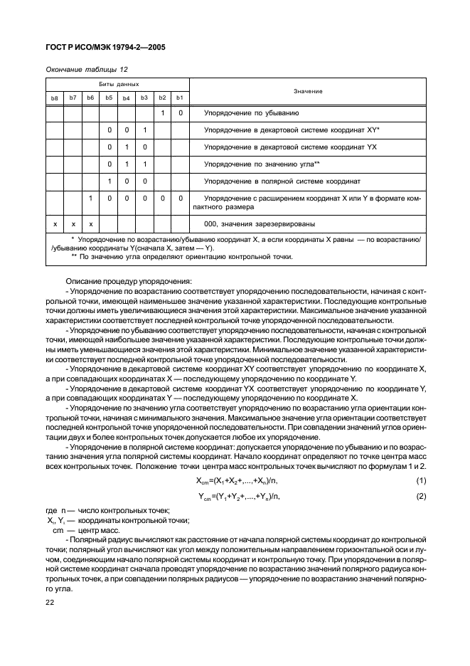 ГОСТ Р ИСО/МЭК 19794-2-2005,  26.