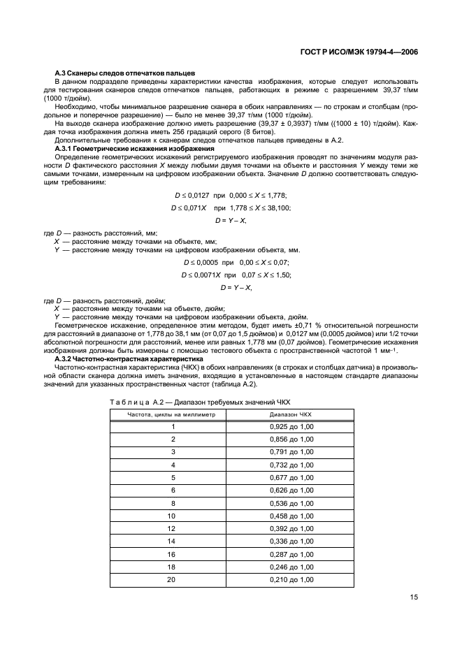 ГОСТ Р ИСО/МЭК 19794-4-2006,  19.