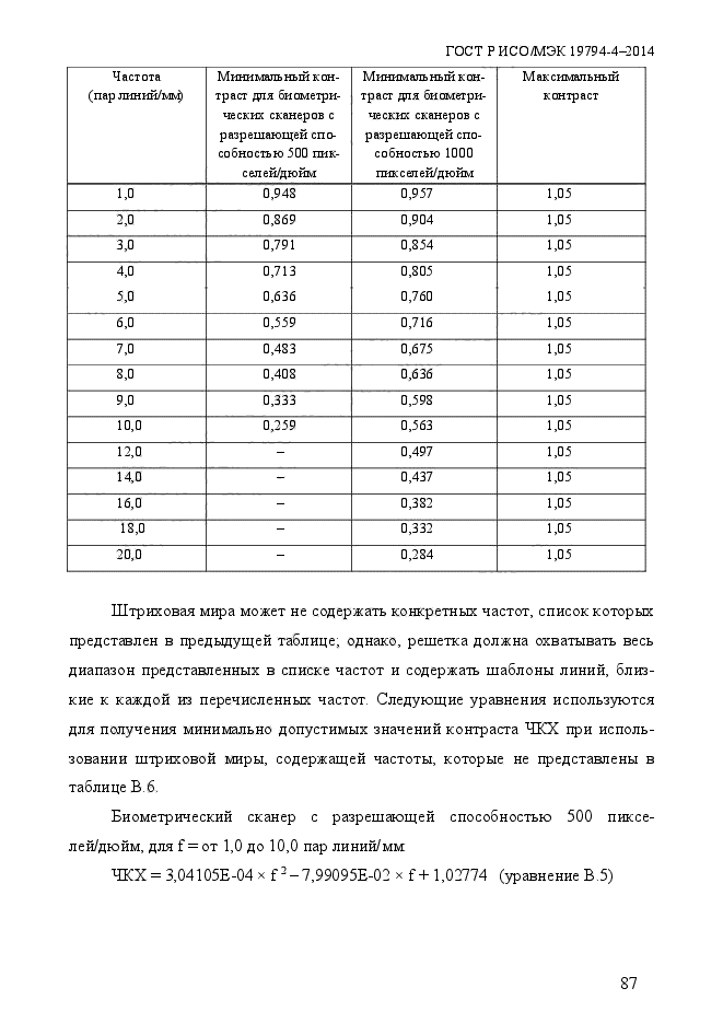 ГОСТ Р ИСО/МЭК 19794-4-2014,  94.