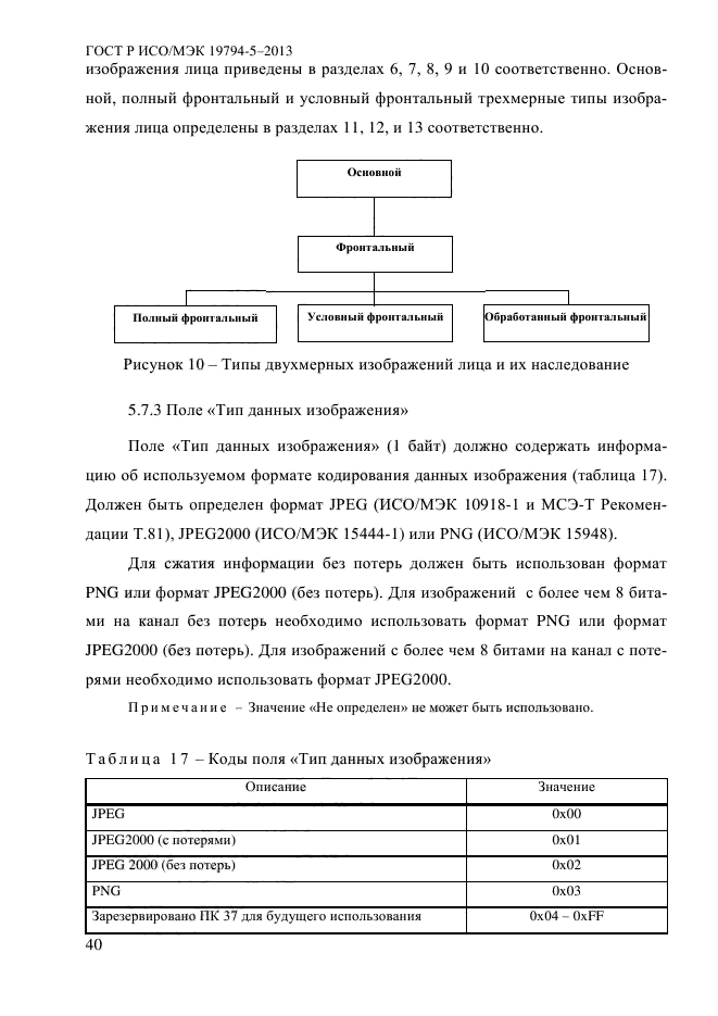 ГОСТ Р ИСО/МЭК 19794-5-2013,  51.