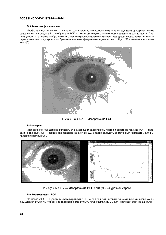 ГОСТ Р ИСО/МЭК 19794-6-2014,  24.