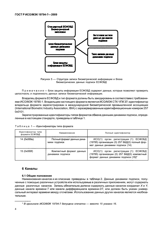 ГОСТ Р ИСО/МЭК 19794-7-2009,  8.