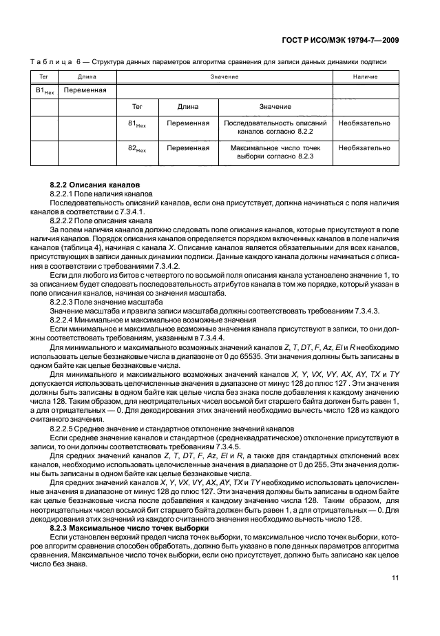 ГОСТ Р ИСО/МЭК 19794-7-2009,  15.