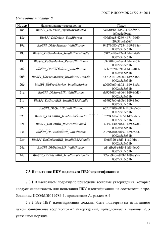 ГОСТ Р ИСО/МЭК 24709-2-2011,  27.