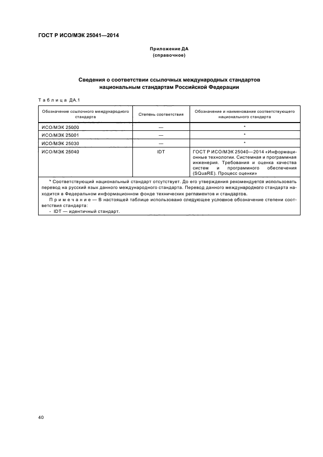 ГОСТ Р ИСО/МЭК 25041-2014,  46.