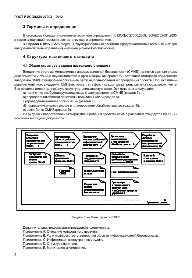 ГОСТ Р ИСО/МЭК 27003-2012,  5.