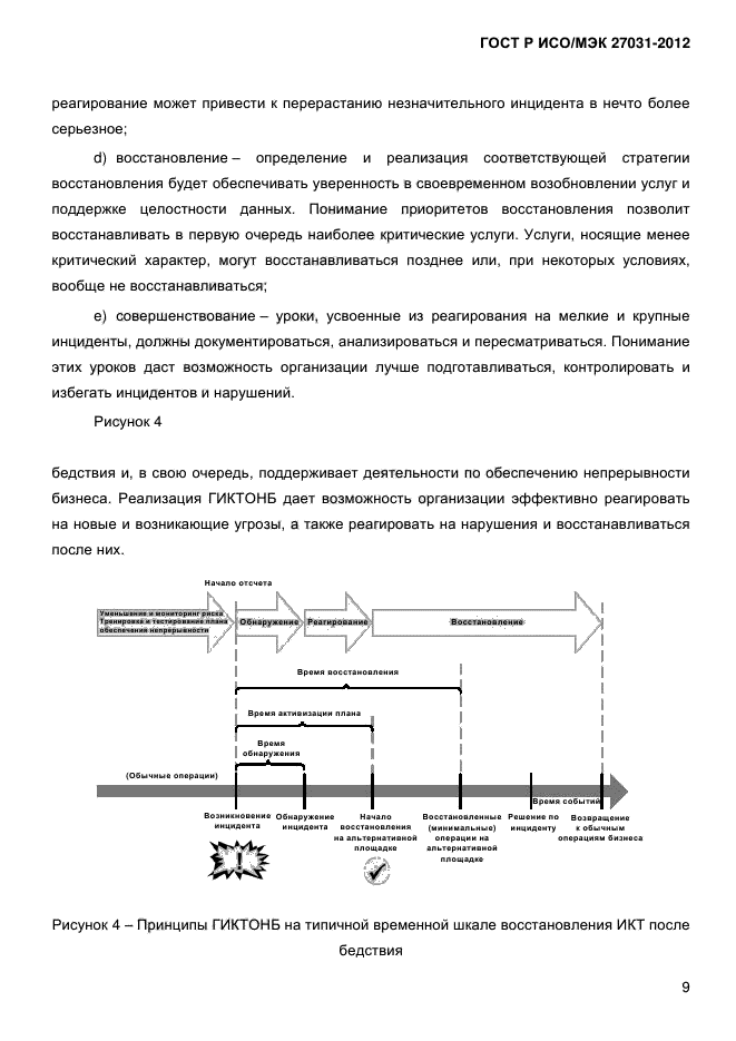 ГОСТ Р ИСО/МЭК 27031-2012,  18.