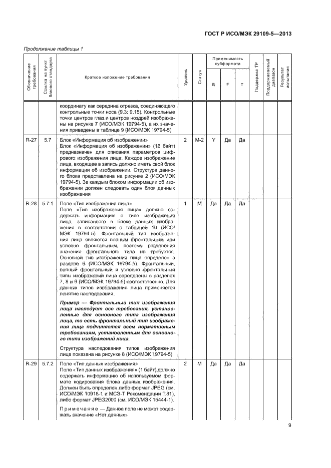 ГОСТ Р ИСО/МЭК 29109-5-2013,  13.