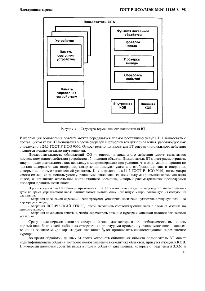 ГОСТ Р ИСО/МЭК МФС 11185-8-98,  15.