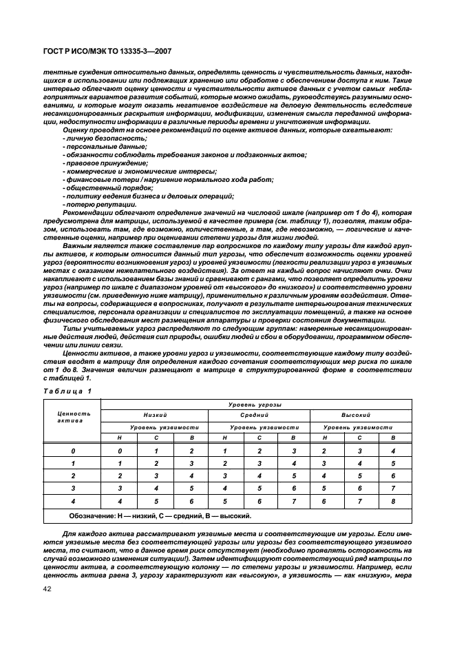 ГОСТ Р ИСО/МЭК ТО 13335-3-2007,  45.