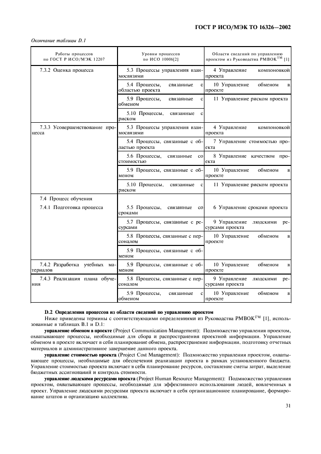 ГОСТ Р ИСО/МЭК ТО 16326-2002,  35.