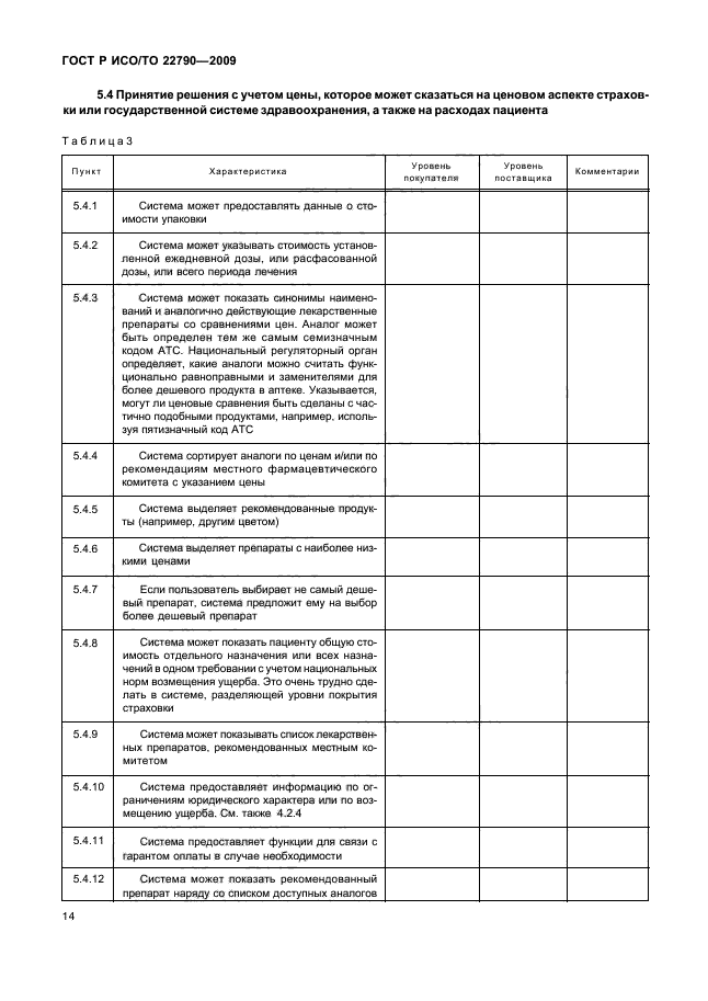 ГОСТ Р ИСО/ТО 22790-2009,  18.