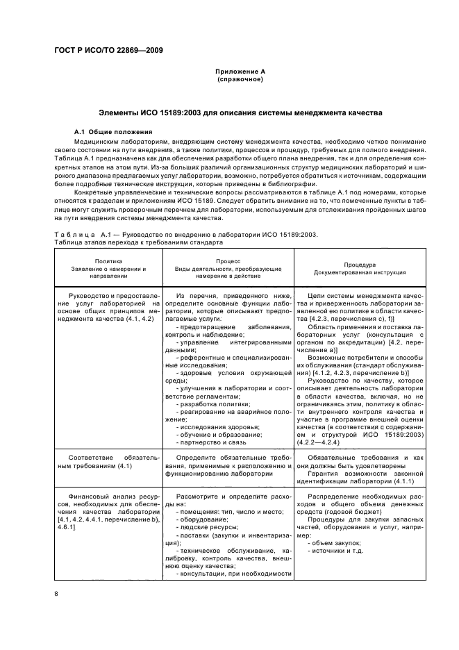 ГОСТ Р ИСО/ТО 22869-2009,  12.