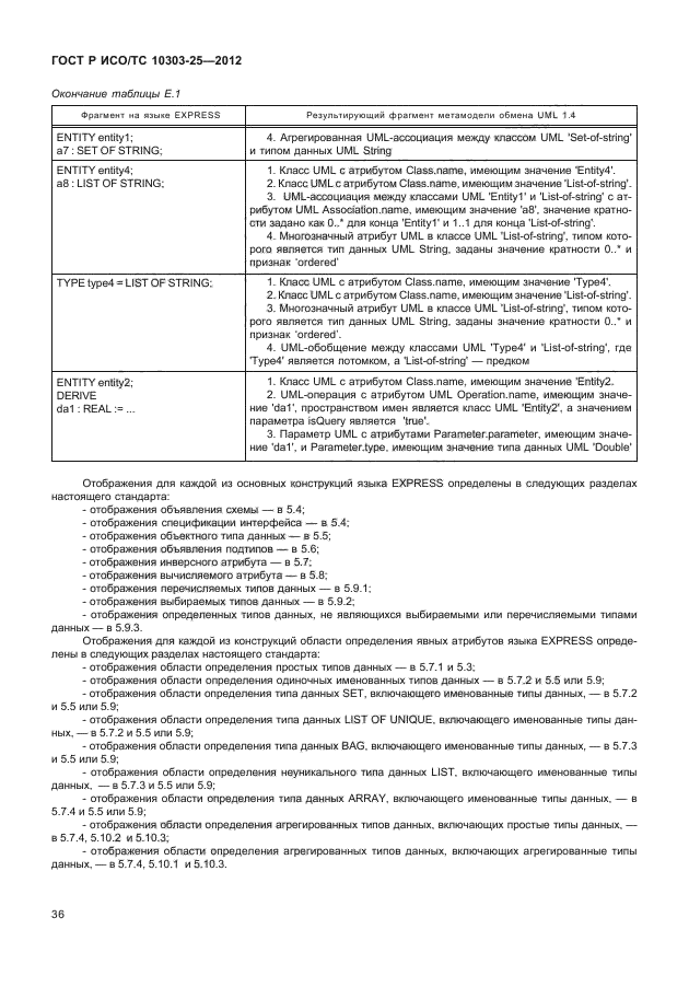 ГОСТ Р ИСО/ТС 10303-25-2012,  42.