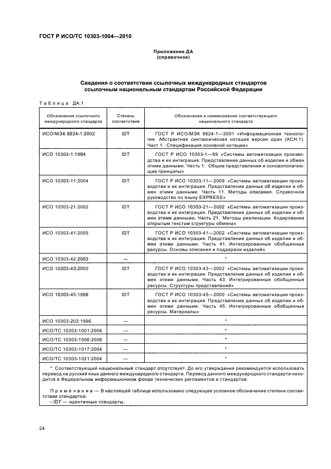 ГОСТ Р ИСО/ТС 10303-1004-2010,  30.