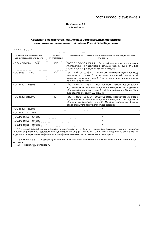 ГОСТ Р ИСО/ТС 10303-1013-2011,  19.