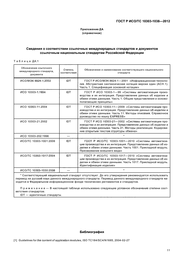 ГОСТ Р ИСО/ТС 10303-1038-2012,  15.