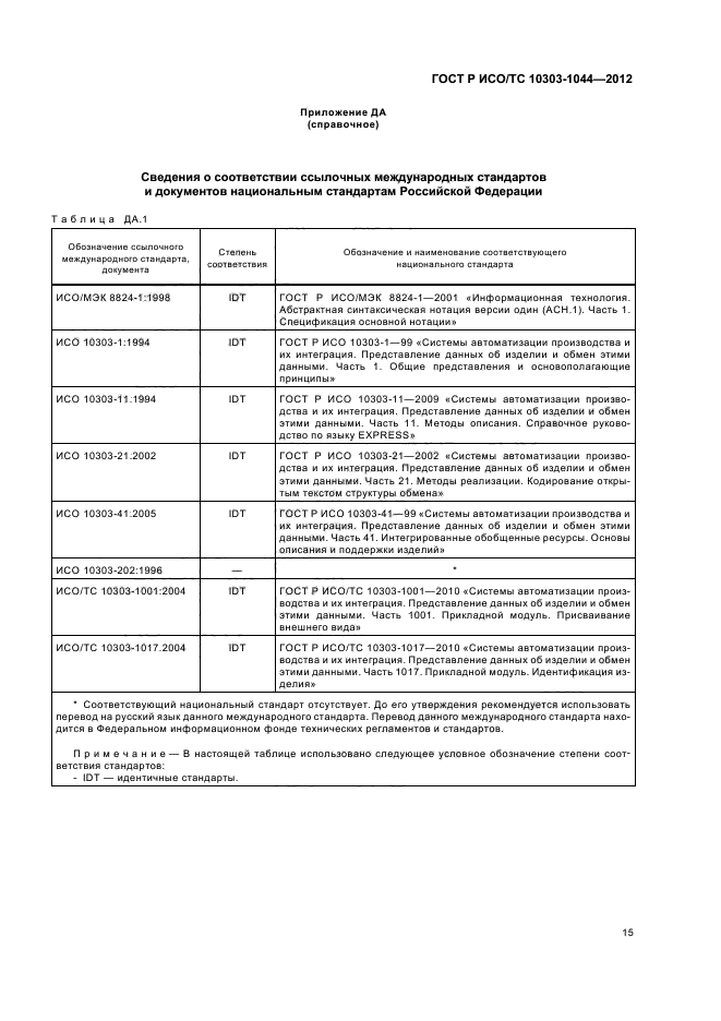 ГОСТ Р ИСО/ТС 10303-1044-2012,  19.