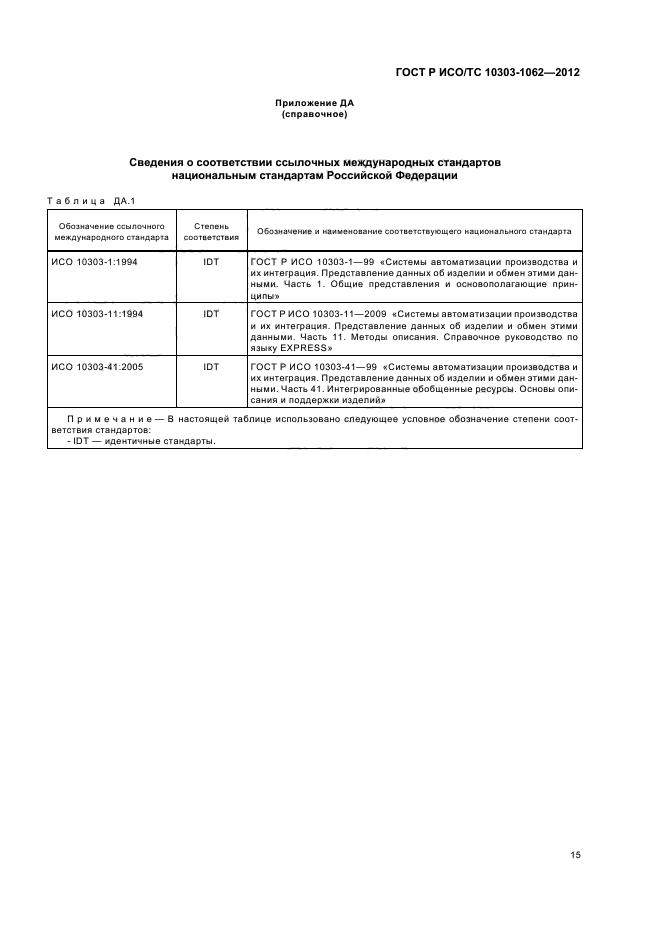 ГОСТ Р ИСО/ТС 10303-1062-2012,  19.