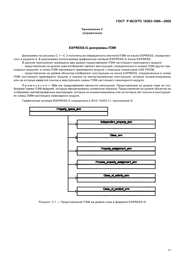 ГОСТ Р ИСО/ТС 10303-1080-2009,  21.