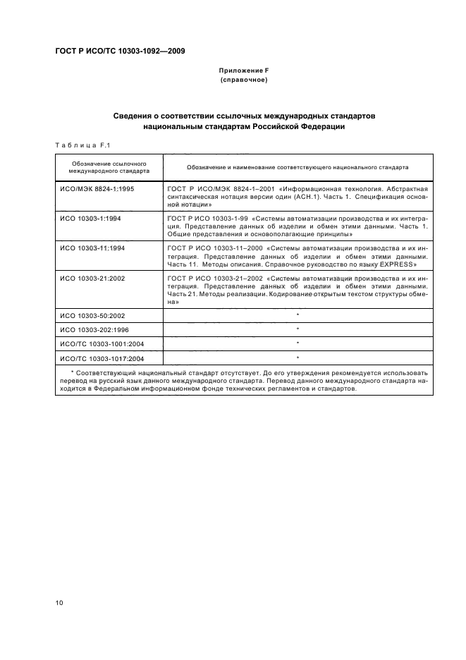 ГОСТ Р ИСО/ТС 10303-1092-2009,  14.