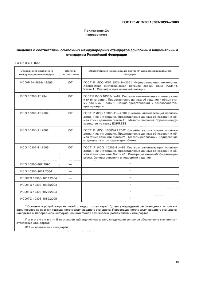 ГОСТ Р ИСО/ТС 10303-1099-2009,  23.