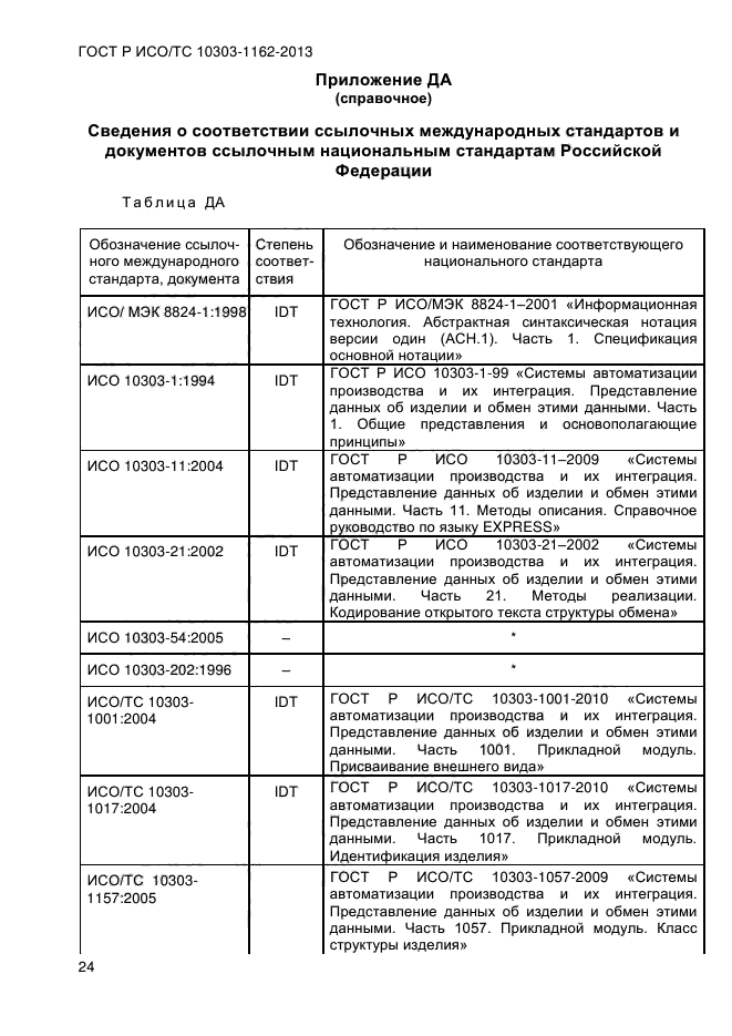 ГОСТ Р ИСО/ТС 10303-1162-2013,  30.