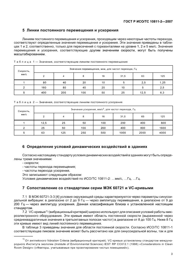 ГОСТ Р ИСО/ТС 10811-2-2007,  6.