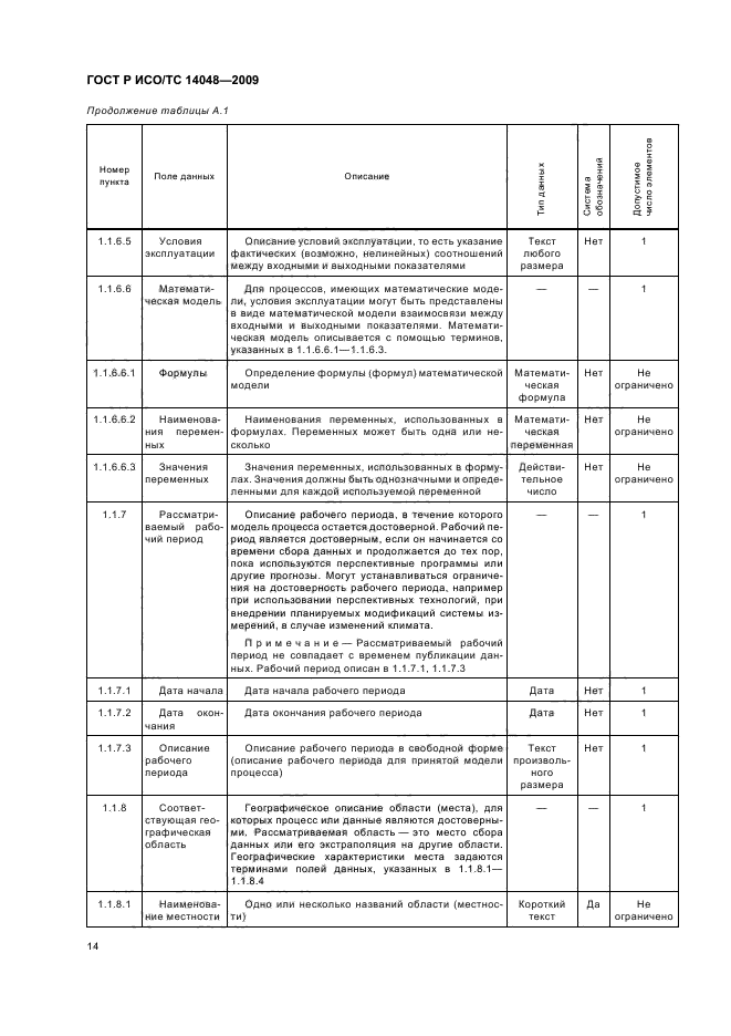 ГОСТ Р ИСО/ТС 14048-2009,  18.