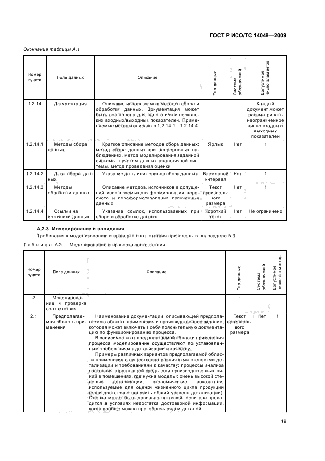 ГОСТ Р ИСО/ТС 14048-2009,  23.