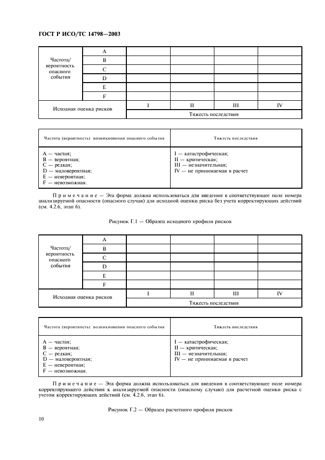 ГОСТ Р ИСО/ТС 14798-2003,  14.