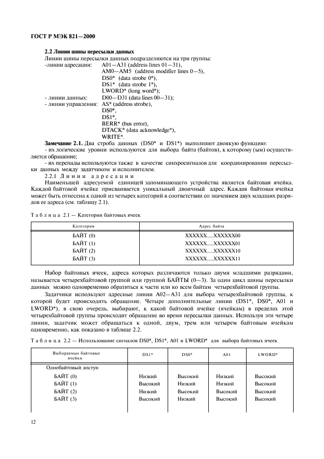 ГОСТ Р МЭК 821-2000,  22.