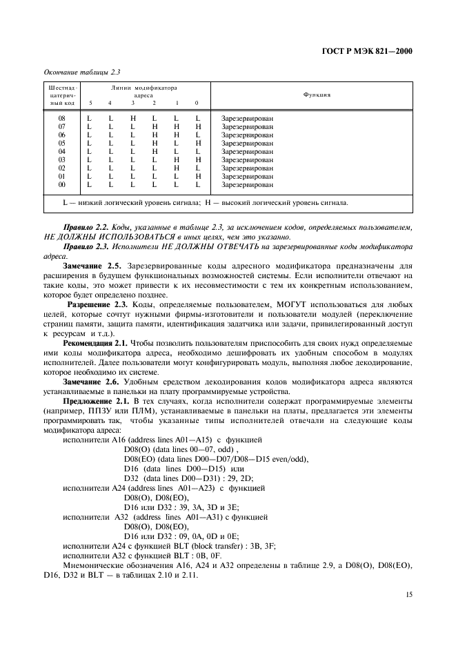 ГОСТ Р МЭК 821-2000,  25.