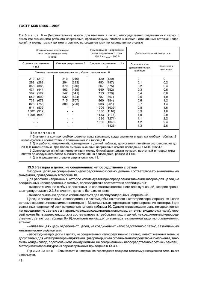 ГОСТ Р МЭК 60065-2005,  54.