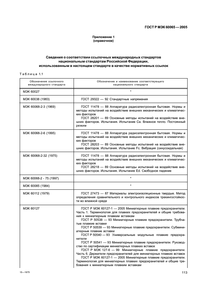 ГОСТ Р МЭК 60065-2005,  119.