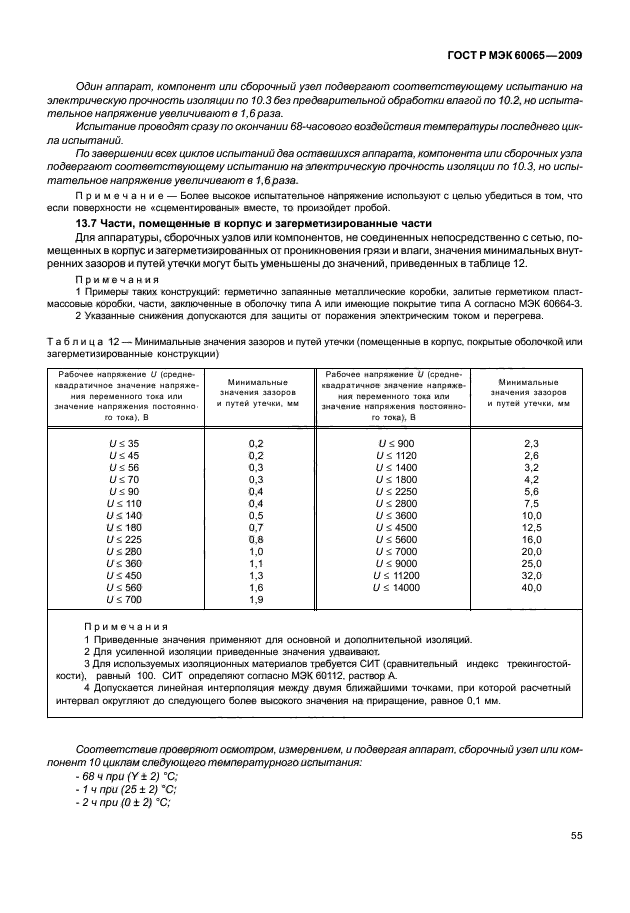 ГОСТ Р МЭК 60065-2009,  61.
