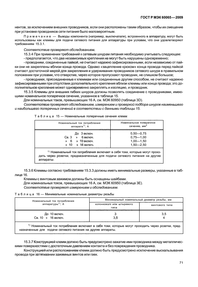 ГОСТ Р МЭК 60065-2009,  77.