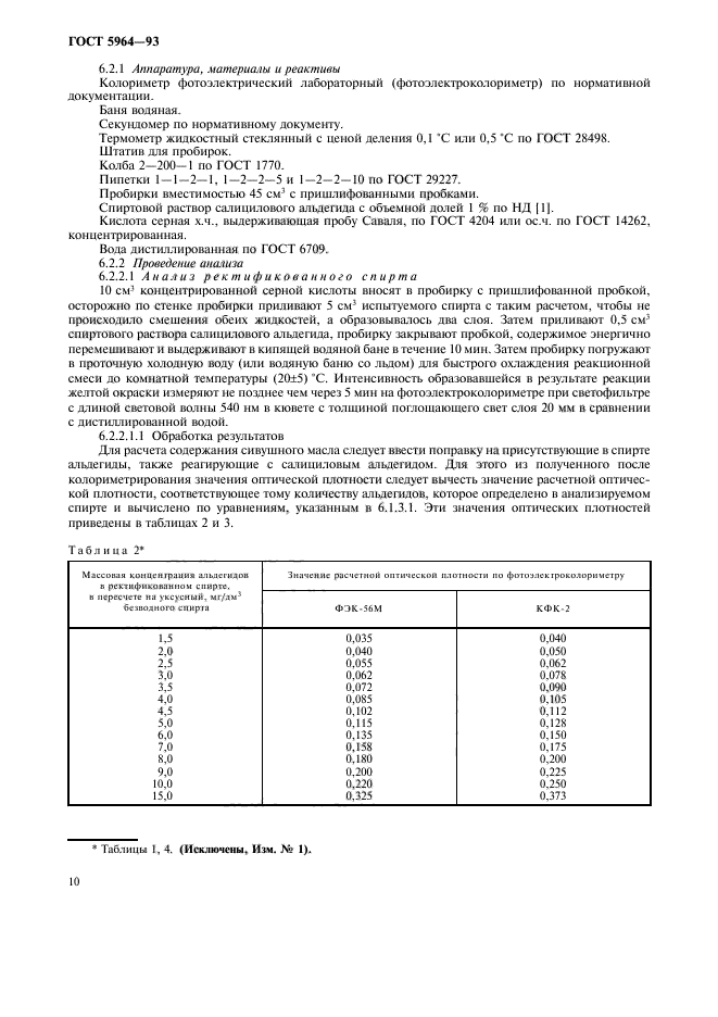 ГОСТ 5964-93,  14.