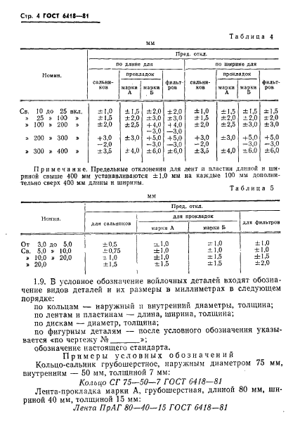 ГОСТ 6418-81,  5.