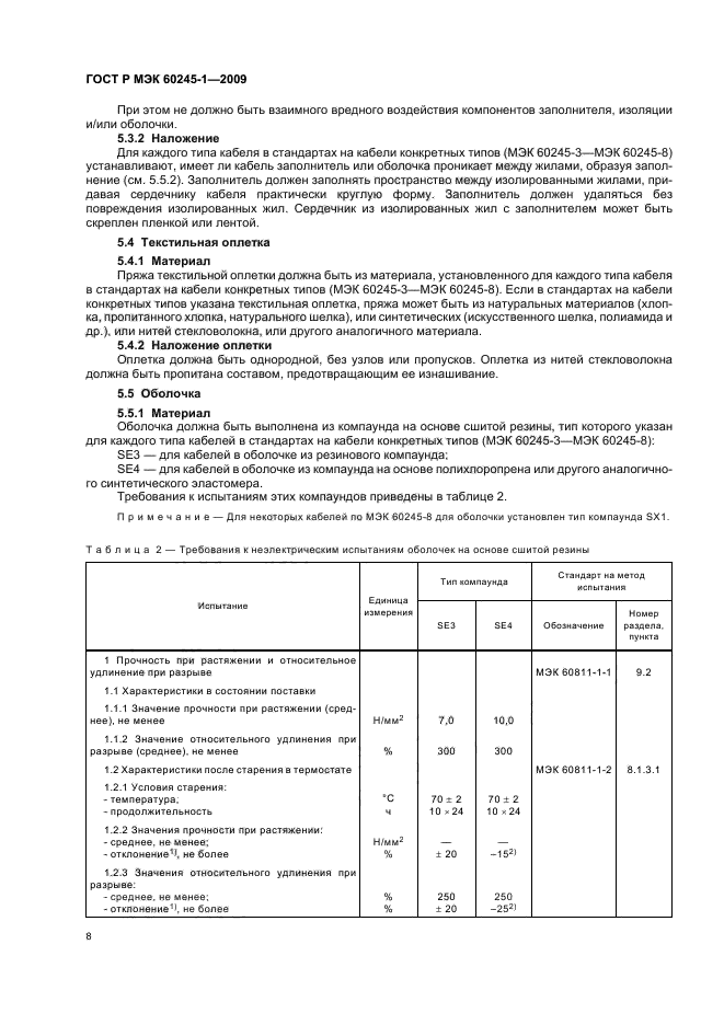 ГОСТ Р МЭК 60245-1-2009,  11.