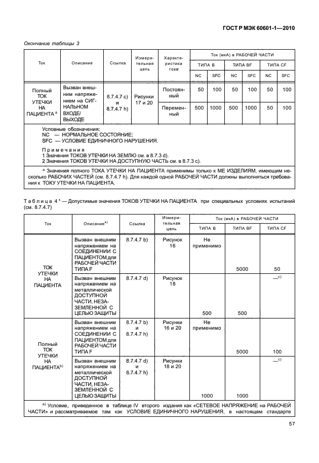ГОСТ Р МЭК 60601-1-2010,  65.