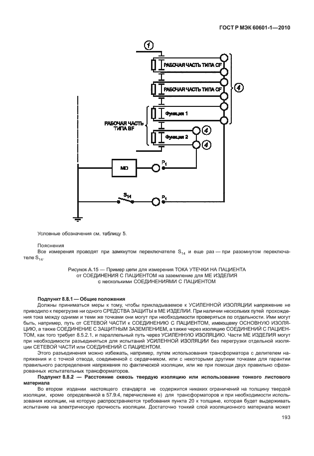 ГОСТ Р МЭК 60601-1-2010,  201.