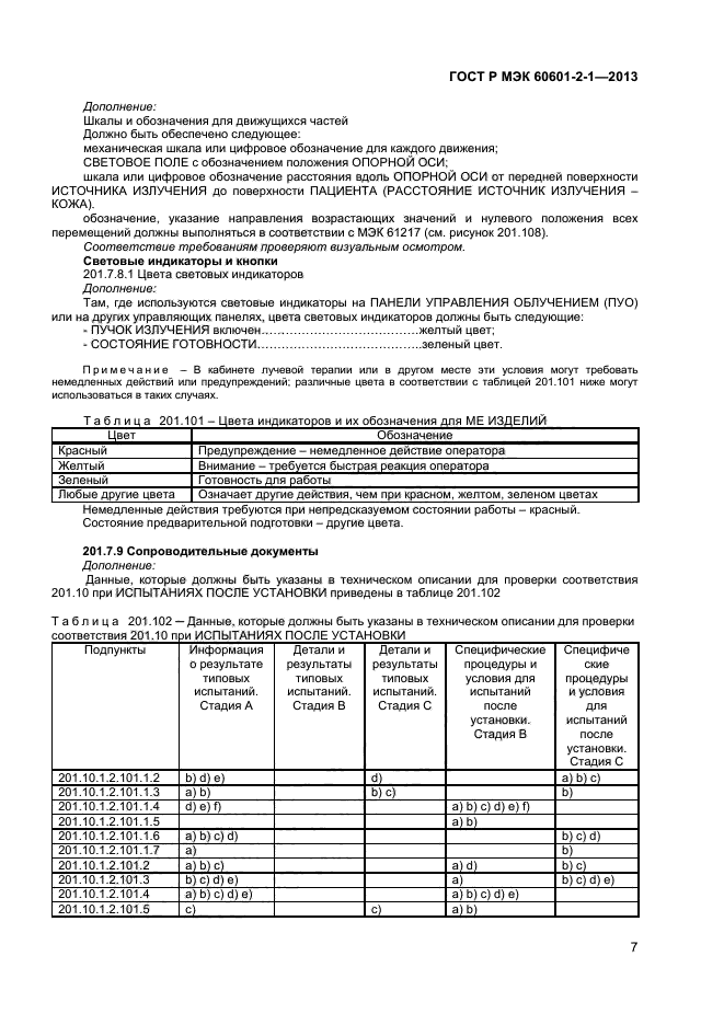 ГОСТ Р МЭК 60601-2-1-2013,  11.