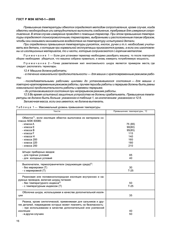 ГОСТ Р МЭК 60745-1-2005,  20.