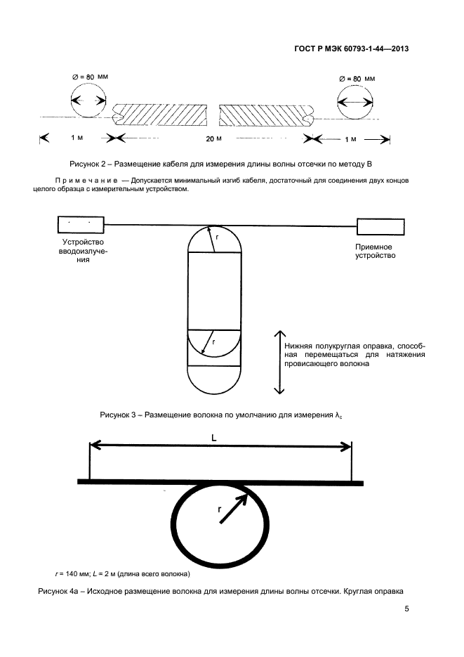 ГОСТ Р МЭК 60793-1-44-2013,  7.