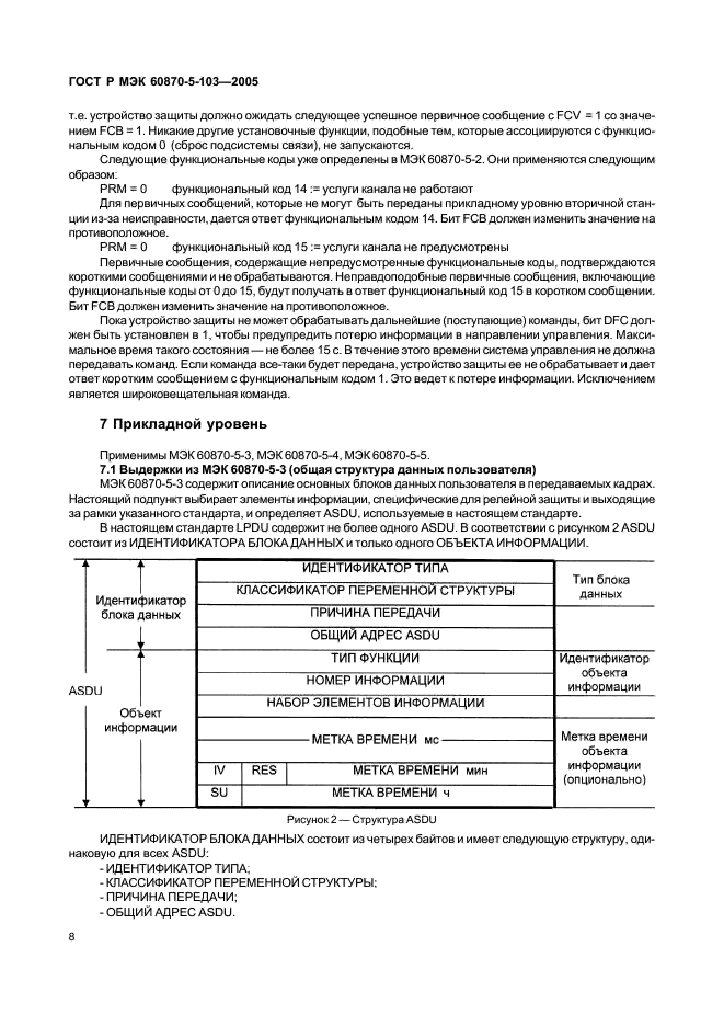 ГОСТ Р МЭК 60870-5-103-2005,  11.