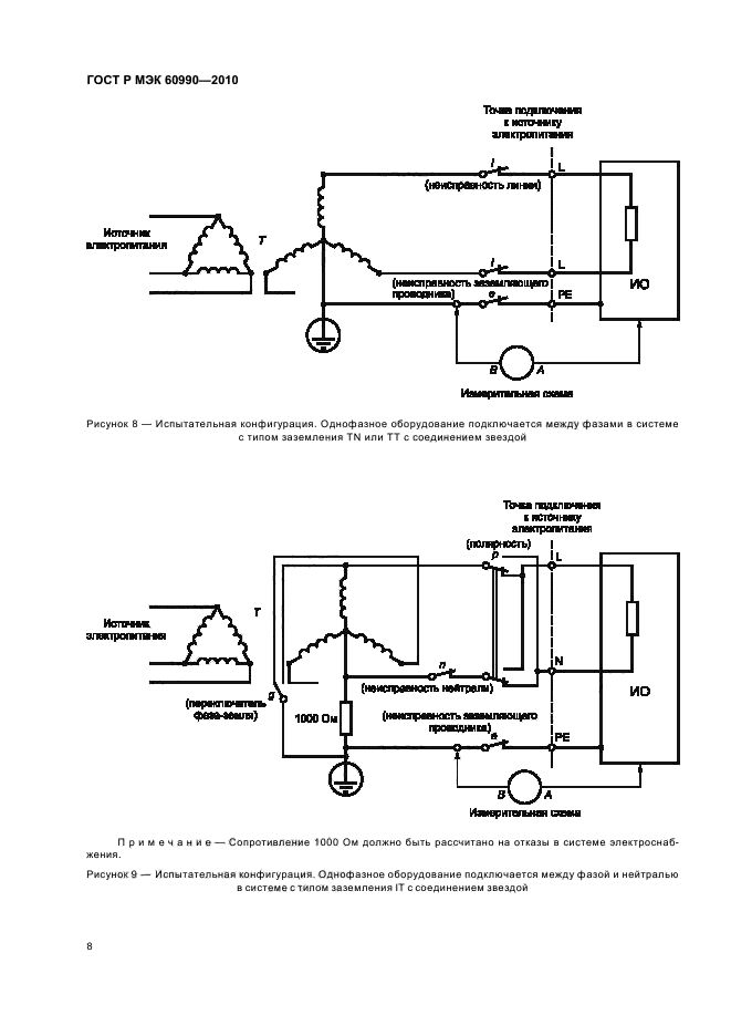 ГОСТ Р МЭК 60990-2010,  14.