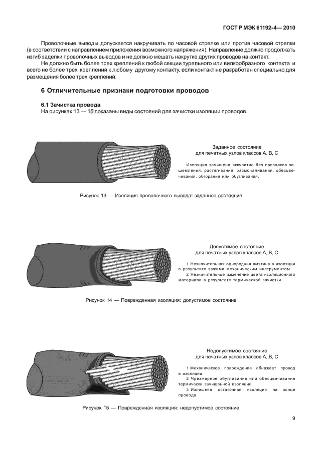 ГОСТ Р МЭК 61192-4-2010,  13.
