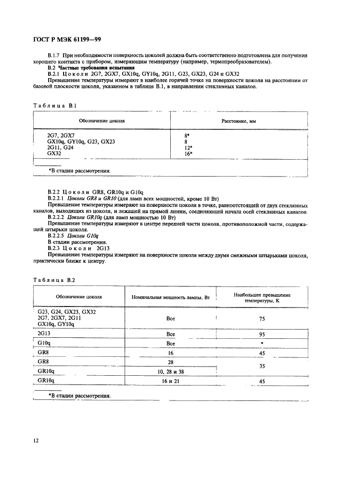 ГОСТ Р МЭК 61199-99,  15.